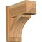Ekena Millwork Thorton Rough Sawn Craftsman Outlooker, Western Red Cedar, 8"W x 18"D x 18"H OUT08X18X18THR04RWR - alternate 1